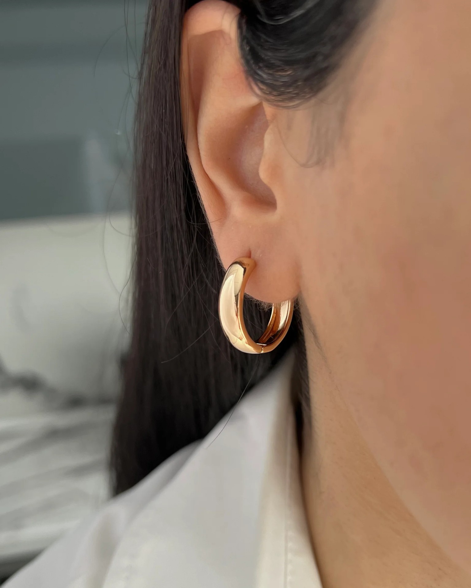 گوشواره زنانه حلقه ای ژوپینگ، زیبایی بی‌نظیر در عین سادگی Xuping