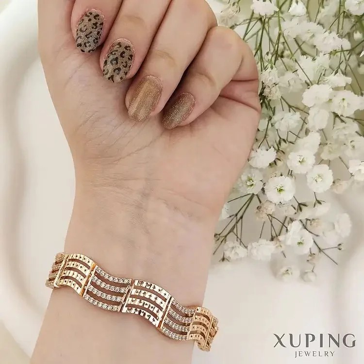 دستبند زنانه نگیندار طرحطلا برند ژوپینگ